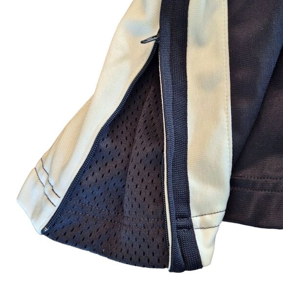 Nike Basketball Pants VTG Y2K Navy Blue White Stripes Zip Ankle XXL Men size 2XL - Picture 8 of 11